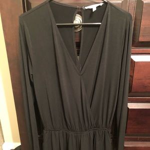 Black BCBG Long Sleeve Romper
